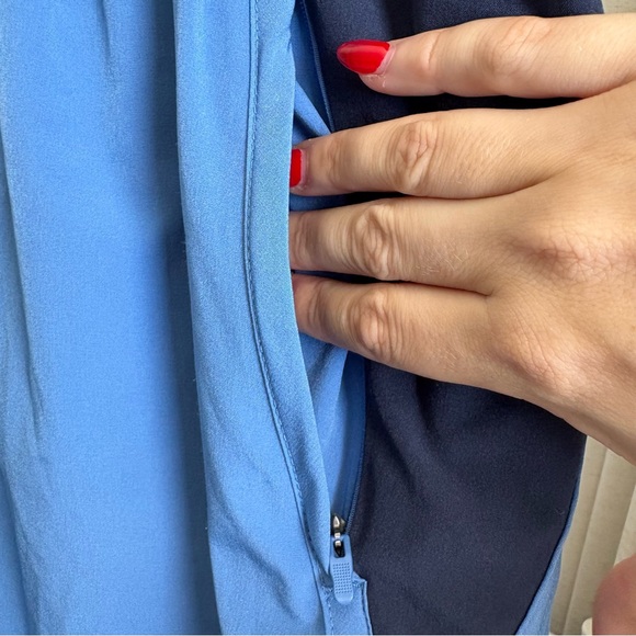 YPB by Abercrombie & Fitch Two-Tone Blue Athletic Shorts - Picture 4 of 8